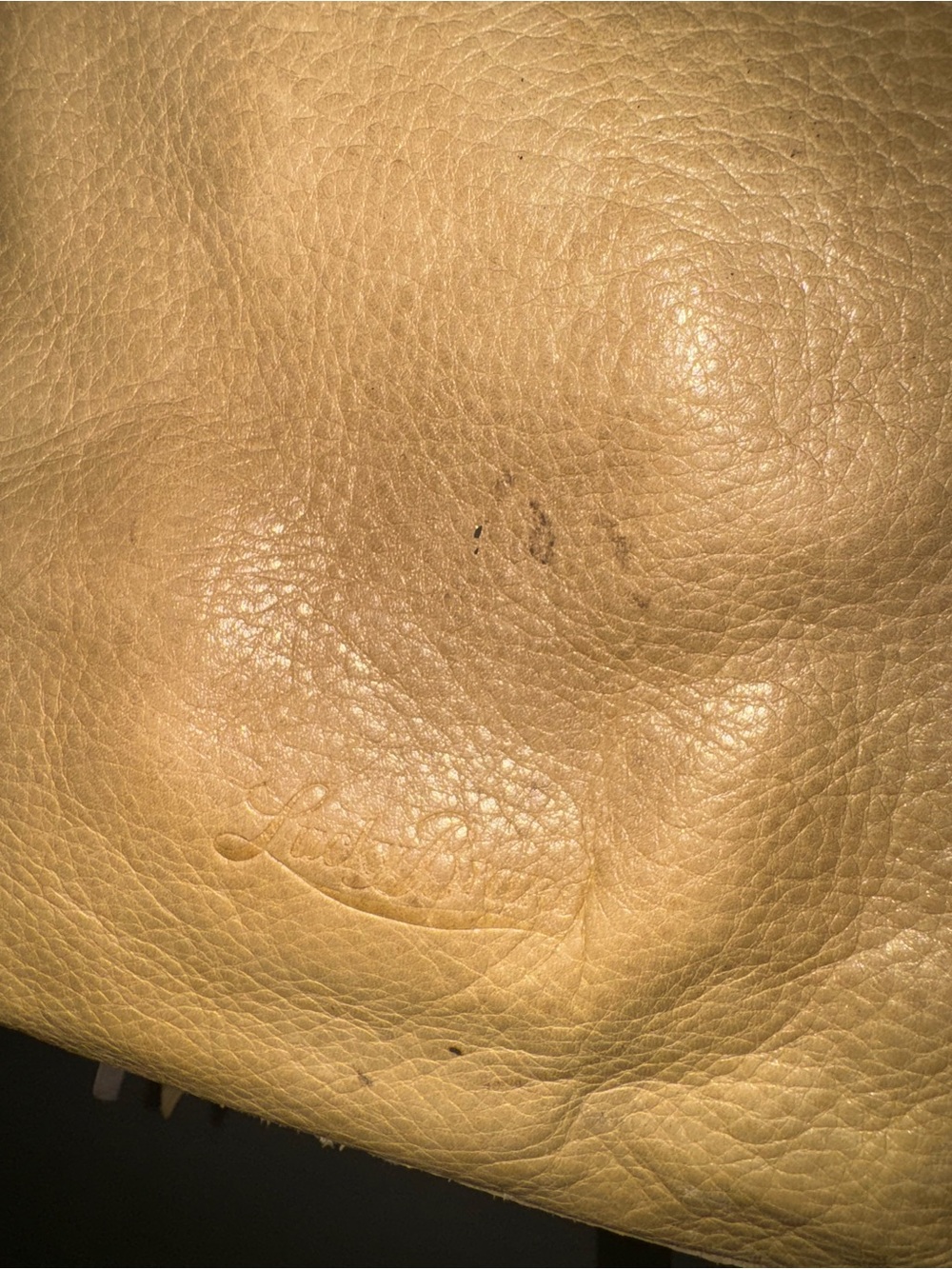 Lucky Brand Camel Tan Leather Crossbody Bag with Front Zips - Picture 9 of 9